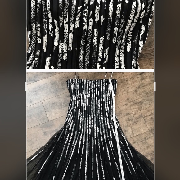 JS Collections Tulle Fit & Flare Cocktail Dress - Picture 12 of 12